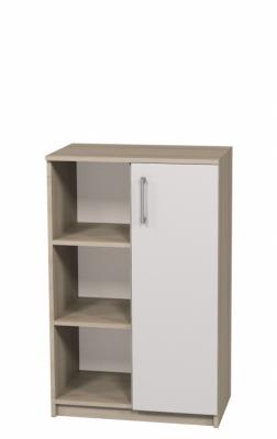 Шафа низька напівзакрита з одними дверцятами (права) та трьома полицями, 702х405х1105 мм, АНШАР ГРУП (7701R)